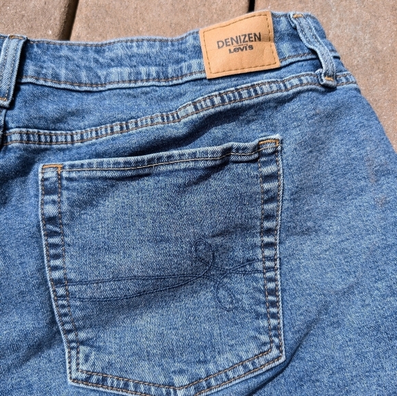 Denizen from Levi's STRETCH Shortie Shorts SZ18 - Picture 6 of 10